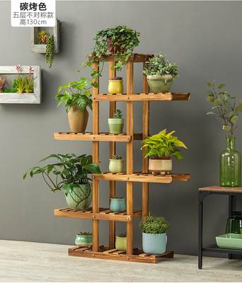 Ladder Flowerpot holder Showy Flower trellis solid wood multi-storey to ground Corner balcony indoor space Scindapsusin the Residential furniture , Shelf , Flower/Spend a few category - from Buy2taobao.com to provide professional Taobao agent buy service