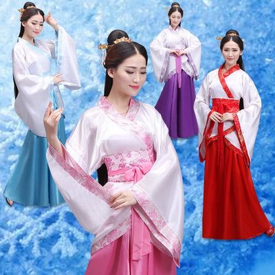 古装服装仙女唐朝古代演出服古典舞蹈襦裙夏公主贵妃唐装女装