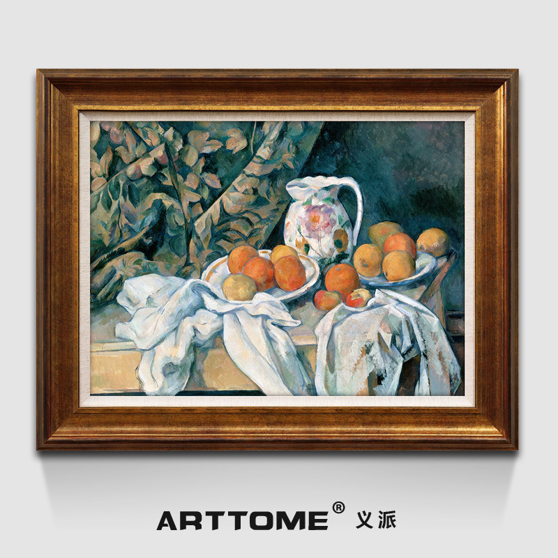 Still life and fruit Cezanne Impressionism Oil Painting print American style European style Restaurant Entrance modern Countryside Decorative paintingin the Home accessories , Decorative painting , Painting category - from Buy2taobao.com to provide professional Taobao agent buy service