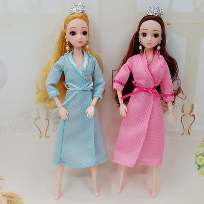 玩具娃娃衣服套装换装洋娃娃裸娃素体时装睡衣晚礼服儿童女孩玩具