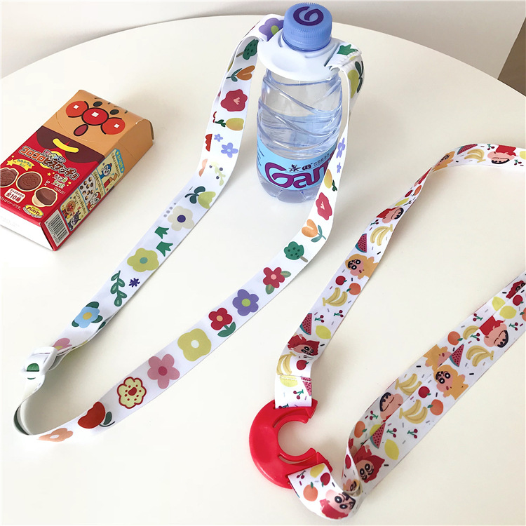 ins Ya-hyun Flower Fujiya Crayon Shin Chan Beverage bottles straps Lanyard Mineral water bottlesin the Accessories/Leather belt/Hat/Muffler , Shoes and bags/Belt Accessories , Bag Accessories , Taping category - from Buy2taobao.com to provide professional Taobao agent buy service
