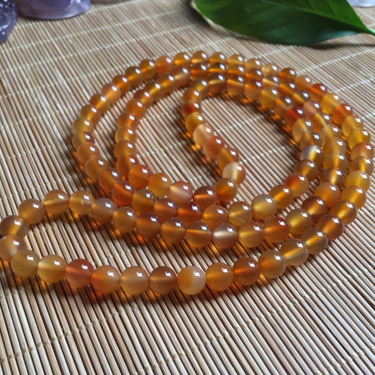 Brazil natural Honey-colored Bracelet 108 bead 8 mm 5 Primary color Optimization high temperaturein the Accessories/Fashion Jewelry, Bracelet category - from Buy2taobao.com to provide professional Taobao agent buy service