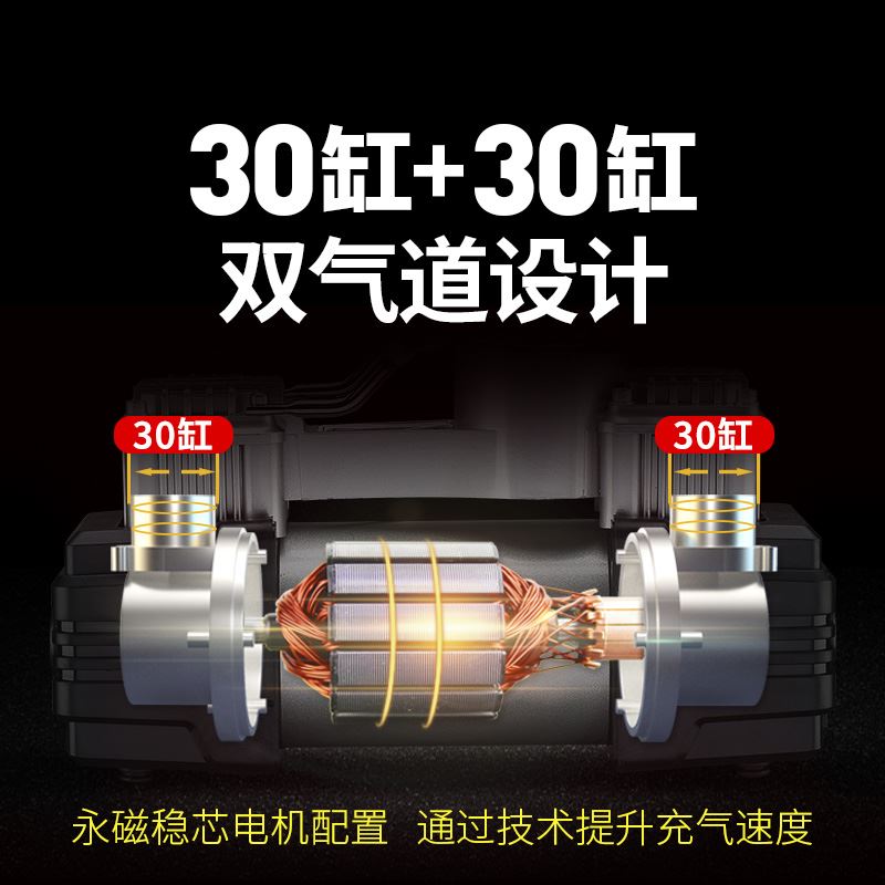车载充气泵12V双缸多功能电动小轿车用便携式高压汽车打气泵气筒在类目 汽车/用品/配件/改装, 汽车影音/车用电子/电器, 车用电子/电器, 车载充气泵中 - 来自Buy2taobao.com提供专业的淘宝代购服务