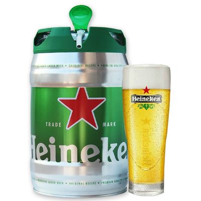 包邮 荷兰原装进口 喜力啤酒 5升桶装 铁金刚 heineken 5l