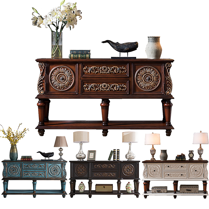 Light extravagance Entrance cabinet screen partition a living room cabinet Lockers European style solid wood Sideboard American style Do the old Retro cabinetin the Residential furniture , Cabinet , Foyer/Entrance cabinet category - from Buy2taobao.com to provide professional Taobao agent buy service