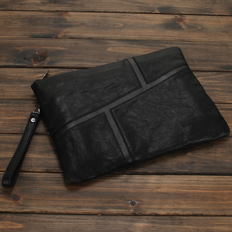 Hong Kong Boutique leisure time envelope clutch bag Hand carry Grab bag new pattern High-capacity Soft leather Handbag Men's bag Genuine leatherin the Leather/Lady bags/Men's bag, Men's bags category - from Buy2taobao.com to provide professional Taobao agent buy service