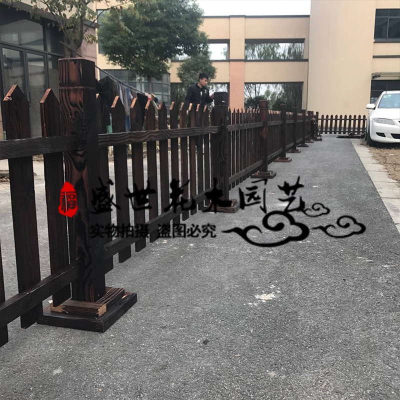 炭化木防腐木栅栏围栏扶手实木篱笆围栏护栏花园栅栏门网格片定做|ruв категории доставка цветов/цветок моделирования/растения садоводства, садовых принадлежностей, большой забор/забор - от Buy2taobao.com для оказания профессиональной услуги покупки агента Taobao