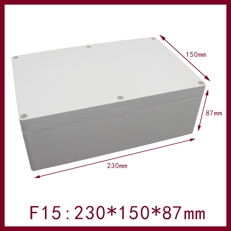 230*150*87mm 防水接线盒F15平盖户外电线盒 IP65线缆盒 塑料外壳|ruв категории электронный/электрик, оборудование и системы охранной сигнализации, безопасности аксессуары - от Buy2taobao.com для оказания профессиональной услуги покупки агента Taobao