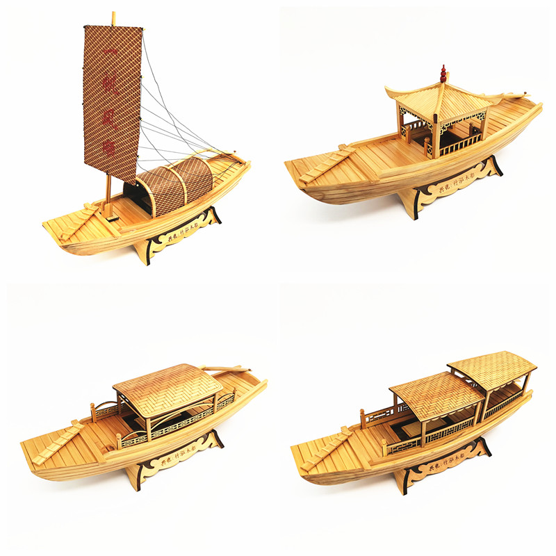 Transport ship Guan Chuan boats for transporting grain Wooden model Friend Elder Arts and Crafts manual solid wood makein the Home accessories , Craft boat category - from Buy2taobao.com to provide professional Taobao agent buy service