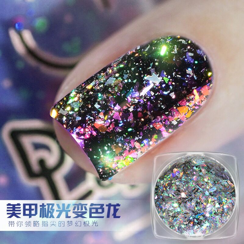 2018新款镭射粉美甲极光粉变色龙魔镜粉七彩镭射渐变色幻彩粗亮片|ruв категории Косметика, лак для ногтей/гвоздь продуктов (новый), ногти макияж - от Buy2taobao.com для оказания профессиональной услуги покупки агента Taobao