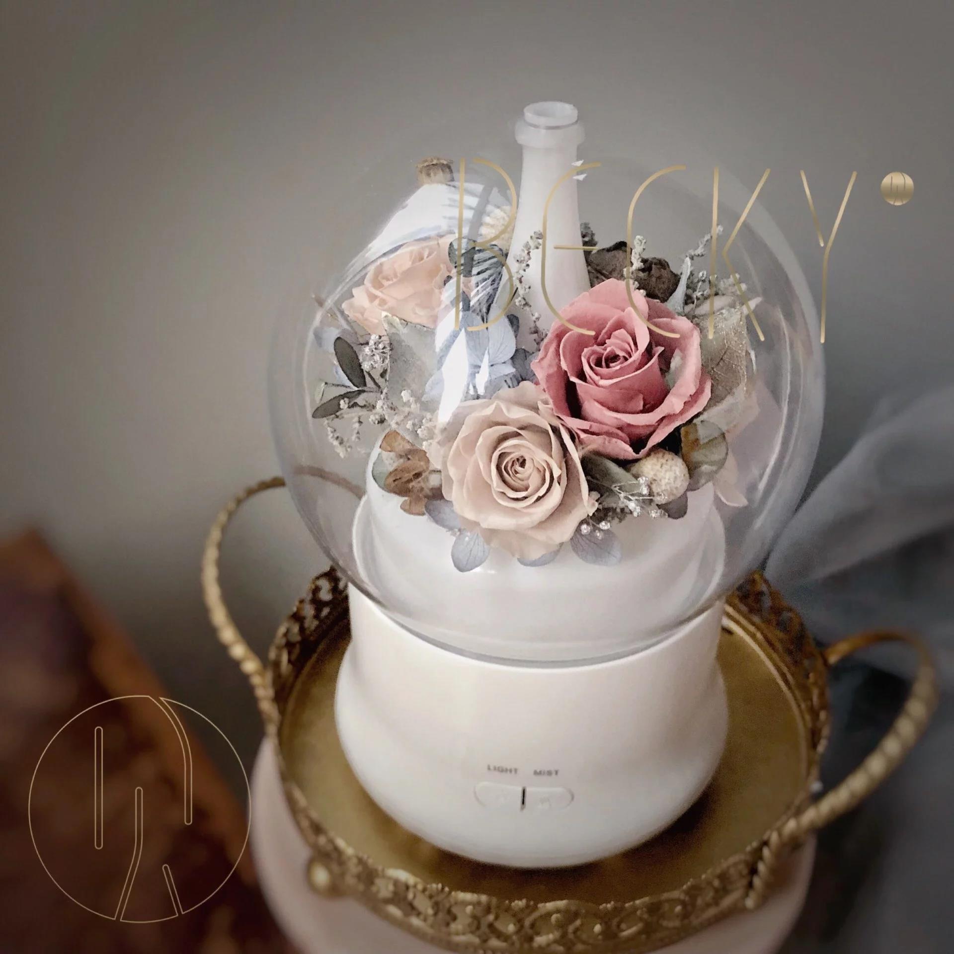 520礼物永生花加湿器 永生花香薰机 超声波直充香薰机|ruв категории доставка цветов/цветок моделирования/растения садоводства, вечную жизнь цветы/сушеные цветы, вечную жизнь цветы - от Buy2taobao.com для оказания профессиональной услуги покупки агента Taobao
