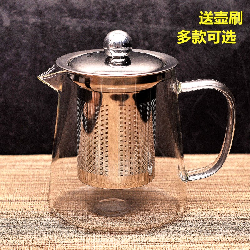功夫茶具玻璃茶壶加厚耐热泡茶壶不锈钢304 过滤花茶壶红茶器水壶在类目 餐饮具, 茶具, 茶壶中 - 来自Buy2taobao.com提供专业的淘宝代购服务