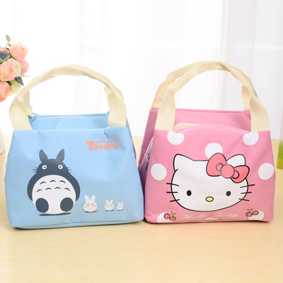 waterproof canvas Bento bag Lunch Bags lovely pupil Large portable thickening zipper Lunch box bag Cooler bagin the Storage consolidation , Home Storage appliances , Pouch , Lunch Bags category - from Buy2taobao.com to provide professional Taobao agent buy service