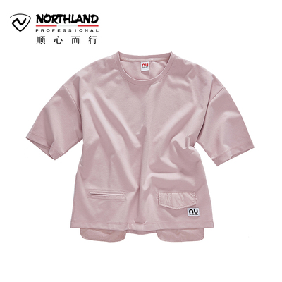 【NU】诺诗兰夏季新款户外女式时尚休闲圆领短袖T恤KL072309