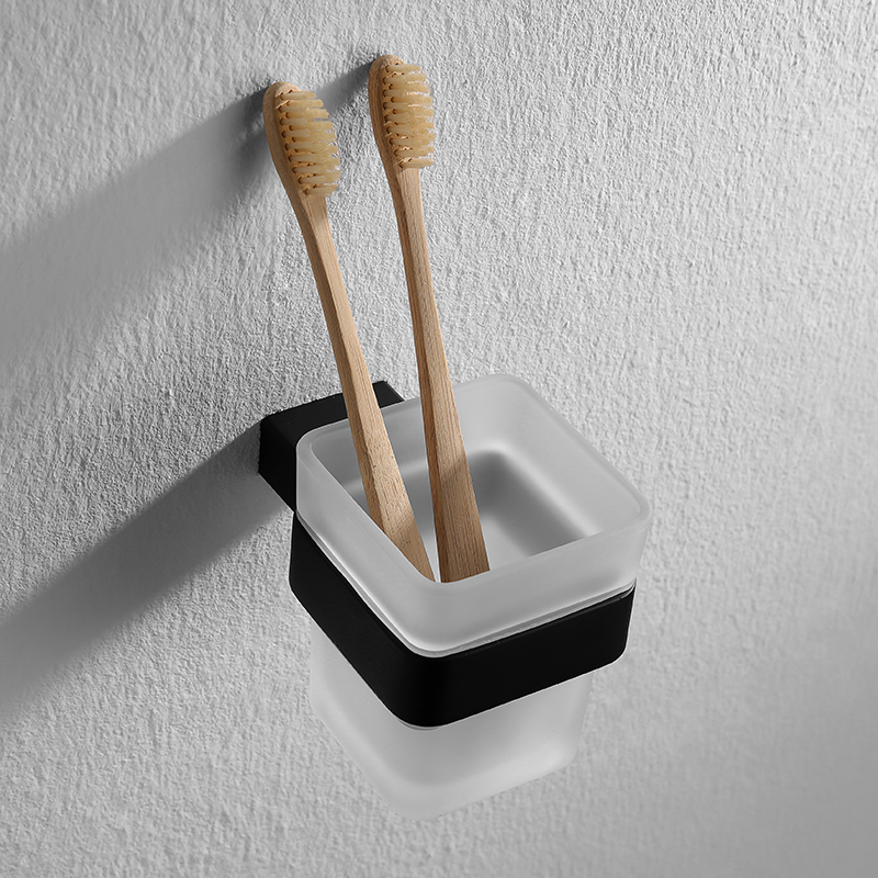 Germany European style black Paint Stainless steel Cup holder Bathroom single cup Bathroom Tumbler Bathroom hardwarein the Decoration main material , Toiletries , Bathroom Hardware/Pendant , Cup holders/Cups category - from Buy2taobao.com to provide professional Taobao agent buy service