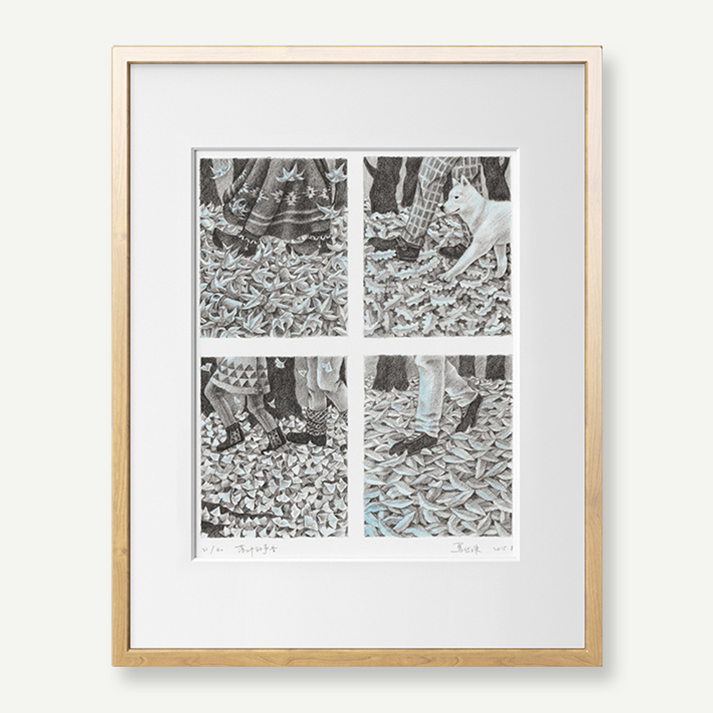 Printed material produced Madai Limit manual Lithography The sound of fallen leaves>bedroom Living room decorative paintingin the Home accessories , Decorative painting , Modern decorative painting category - from Buy2taobao.com to provide professional Taobao agent buy service