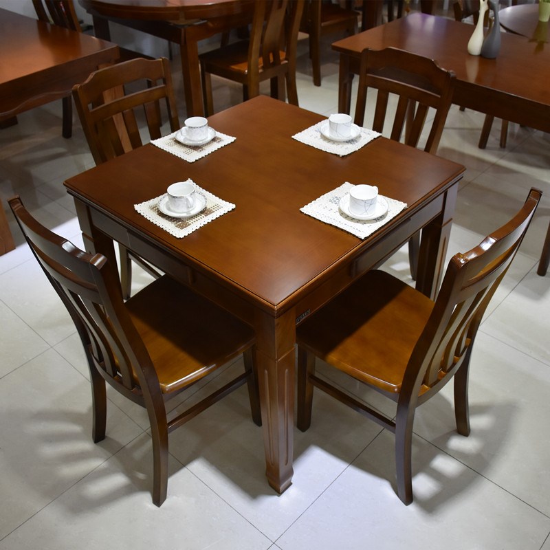 household table Square 4 Square solid wood solid wood drawer Small square Chess dining table Small farmersin the Residential furniture , Tables , Dining table category - from Buy2taobao.com to provide professional Taobao agent buy service
