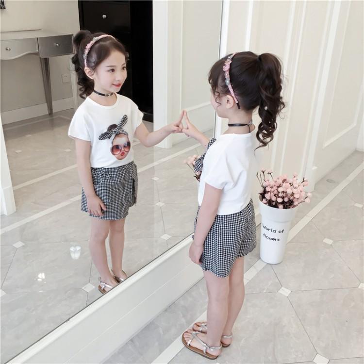 福利~~格子裤+短袖套装|msdalam kategori Kanak-kanak/Bayi/Keluarga dipasang, menetapkan - dari Buy2taobao.com untuk memberikan perkhidmatan ejen Taobao profesional membeli