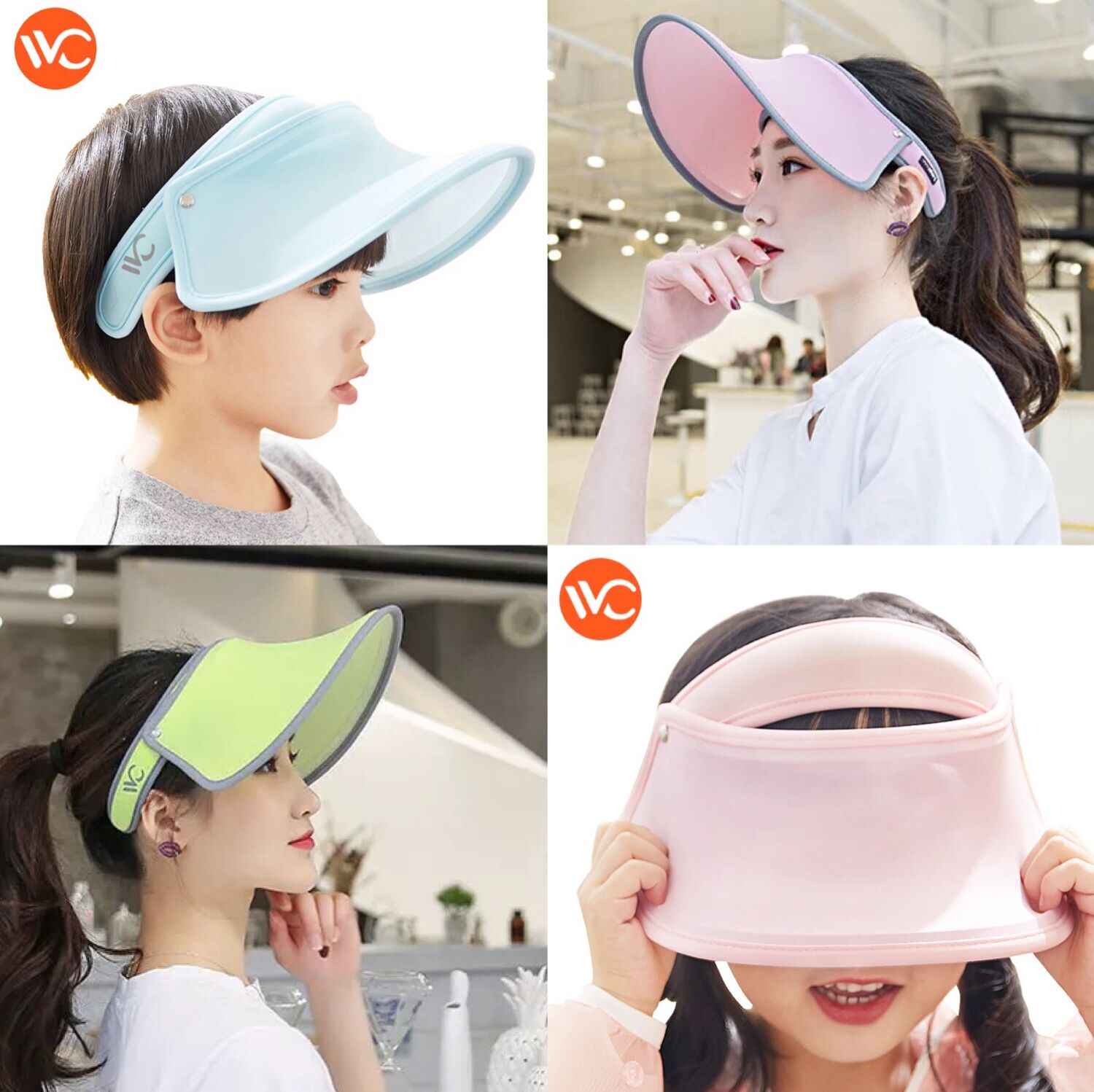 韩国正品VVC防晒帽儿童/大人 夏季遮阳帽出游遮脸防紫外线防晒帽在类目 服饰配件/皮带/帽子/围巾, 帽子中 - 来自Buy2taobao.com提供专业的淘宝代购服务