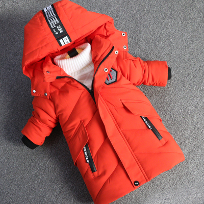 男童装棉衣服冬装3至6小男孩子5冬季中长款7岁羽绒棉袄加厚外套潮