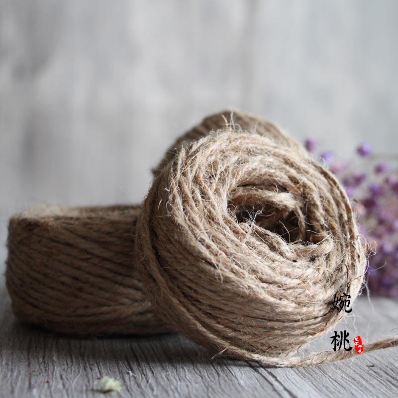 【麻绳】细麻绳花束包装手工DIY鲜花干花包装吊牌装饰捆绑黄麻绳|msdalam kategori rumah Fabrik, bahan-bahan jahitan DIY, alat dan produk siap, Aksesori jahit DIY/aksesori/aksesori, tali - dari Buy2taobao.com untuk memberikan perkhidmatan ejen Taobao profesional membeli