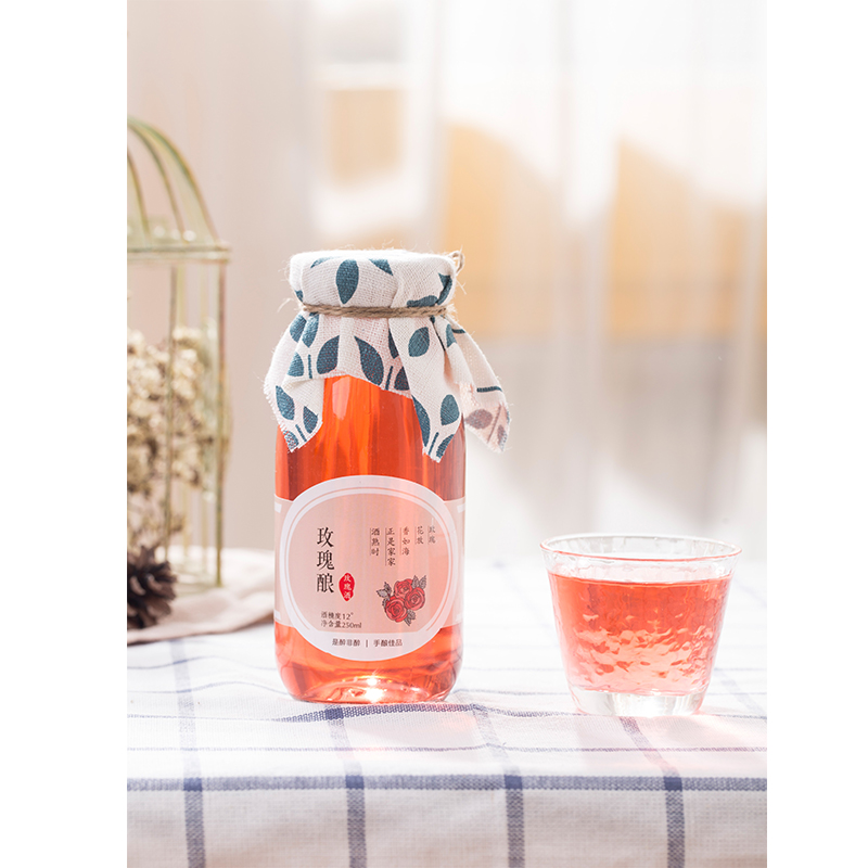 非醉 | 玫瑰花酒低度女士酒12度葡萄酒 花酒果酒红酒自酿包邮|ruв категории вино, ликер/вино - от Buy2taobao.com для оказания профессиональной услуги покупки агента Taobao