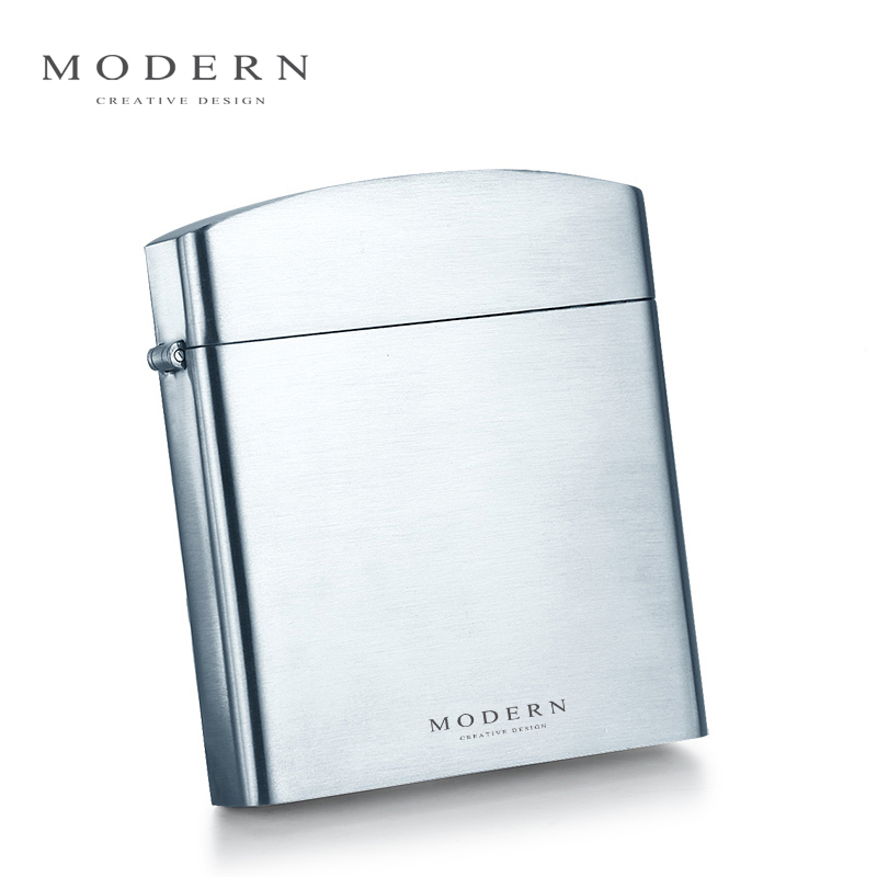 Modern Stainless steel man Portable originality Metal cigarette case Cigarette case 20 Sticks Slim cigarettein the ZIPPO/Swiss Army Knife/Glasses , Smoking , Cigarette case category - from Buy2taobao.com to provide professional Taobao agent buy service