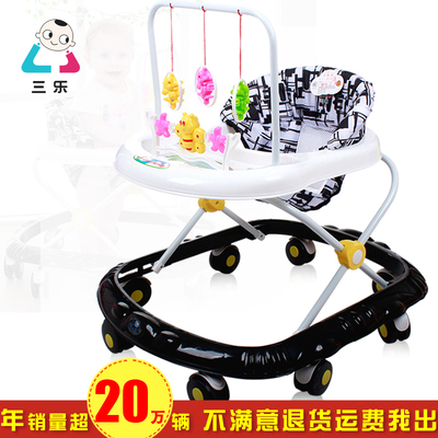 婴儿童宝宝助步学步车6/7-18个月防侧翻多功能滑行车带音乐玩具车