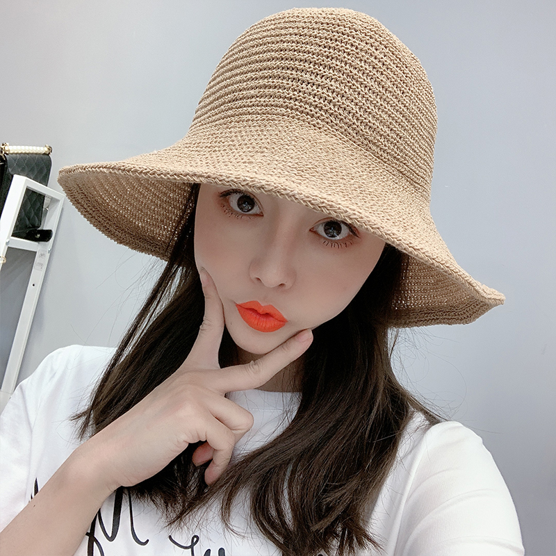 洋气大小姐 时尚气质帽子牛奶丝防晒帽防紫外线旅行帽百搭草帽|ruв категории Аксессуары, шляпа - от Buy2taobao.com для оказания профессиональной услуги покупки агента Taobao