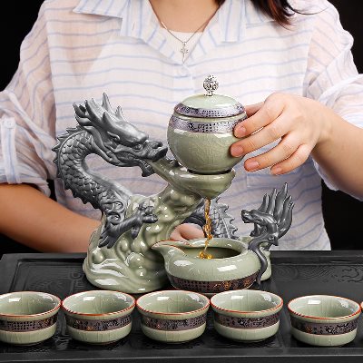 ceramics originality fully automatic Kungfu Online tea set Brew tea utensils Lazy man teacup suit simple and easy household Officein the Tableware , Tea set , Kung Fu Tea category - from Buy2taobao.com to provide professional Taobao agent buy service