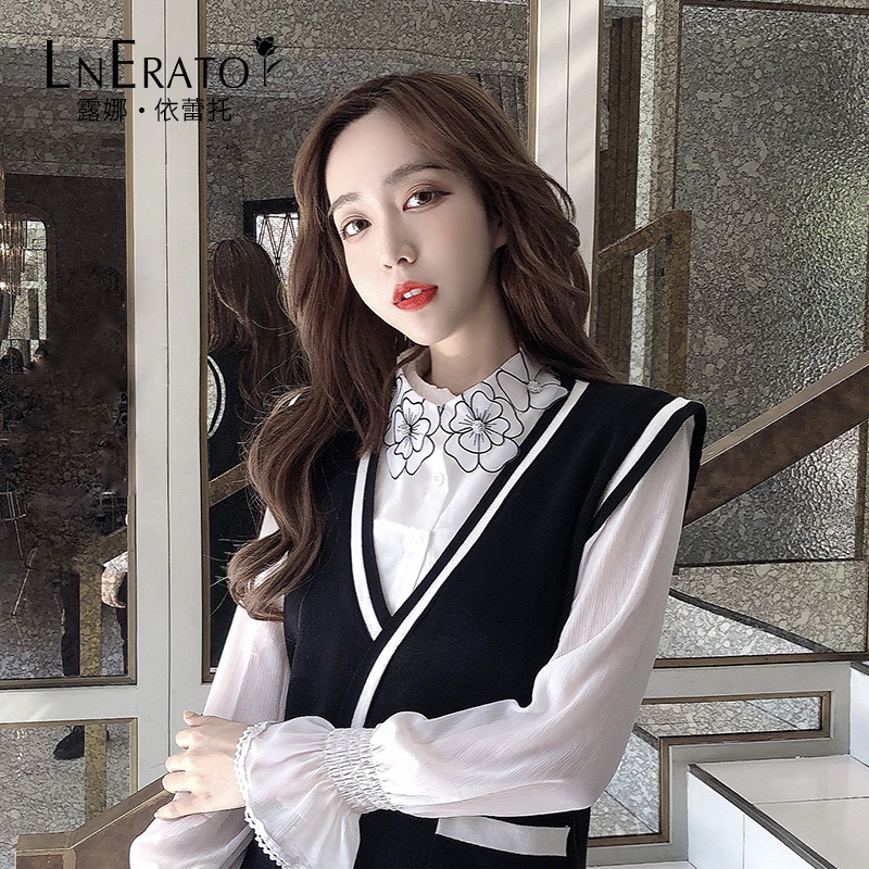韩国LNERATO小清新学院风假衣领 秋冬百搭衬衫领花边镶钻衬衣领子|ruв категории Аксессуары, воротник аксессуары, съемных воротника - от Buy2taobao.com для оказания профессиональной услуги покупки агента Taobao