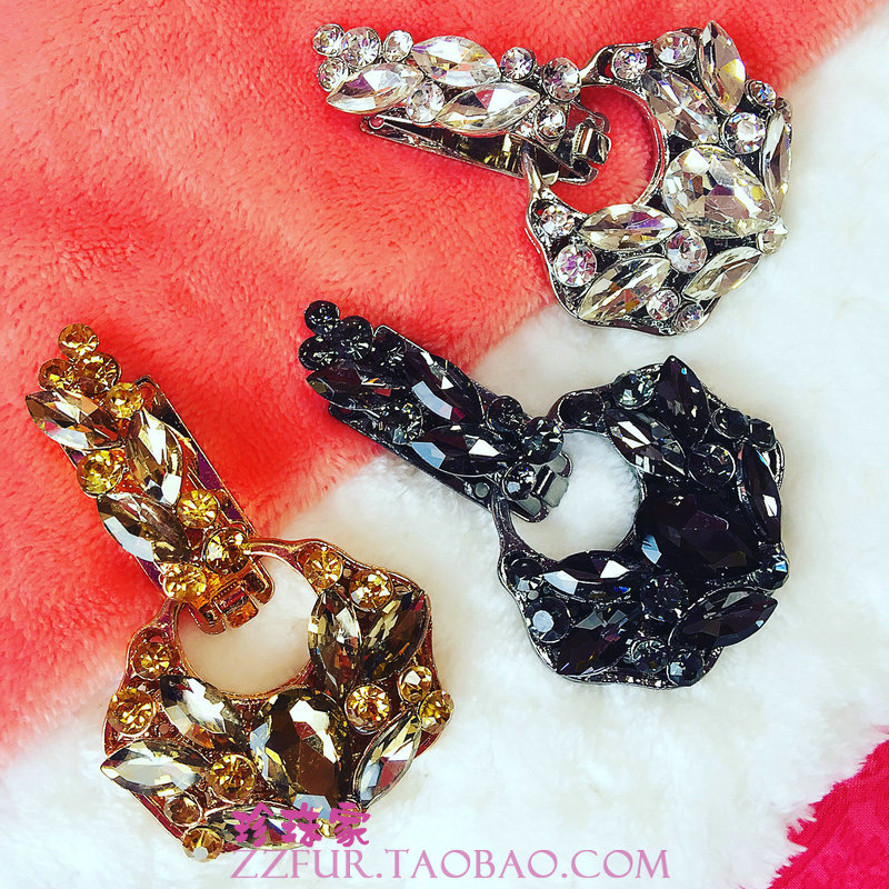 Mink button Rhinestone high-grade overcoat Mink fur Mink Fur Button Duckbill buckle Buckle Collar button Bucklein the Home Fabric , Sew DIY Material,Tools and finished products , Sew DIY Fitting/Accessories/Accessories , Button category - from Buy2taobao.com to provide professional Taobao agent buy service