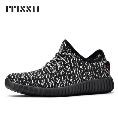 椰子鞋春夏飞织透气低帮韩版潮流鞋子男士时尚运动休闲运动男单鞋