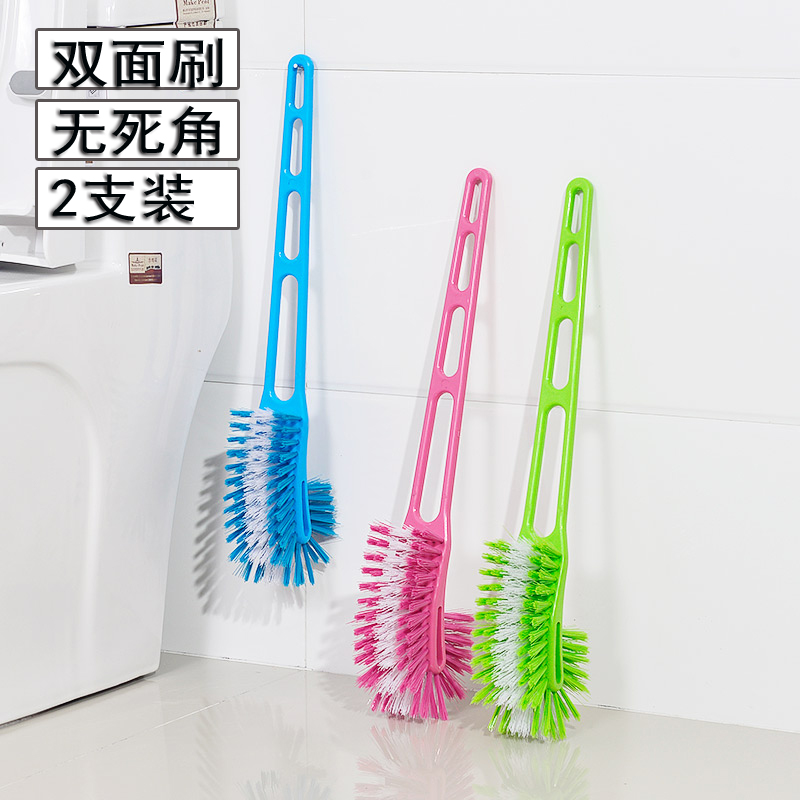 undefined2 Long handle Toilet brush Two-sided TOILET Toilet brush toilet brush Dead space cleanundefinedin the Family/Personal Cleaning Tools , Sanitary appliances/Bathroom accessories , Toilet/Toilet brush category - from Buy2taobao.com to provide professional Taobao agent buy service