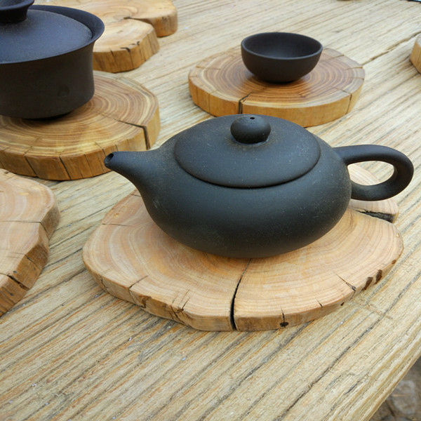 老榆木自然风化整块圆形全实木茶盘茶垫杯垫茶托杯托家用定制茶具|msdalam kategori pinggan mangkuk, set teh, dulang teh - dari Buy2taobao.com untuk memberikan perkhidmatan ejen Taobao profesional membeli