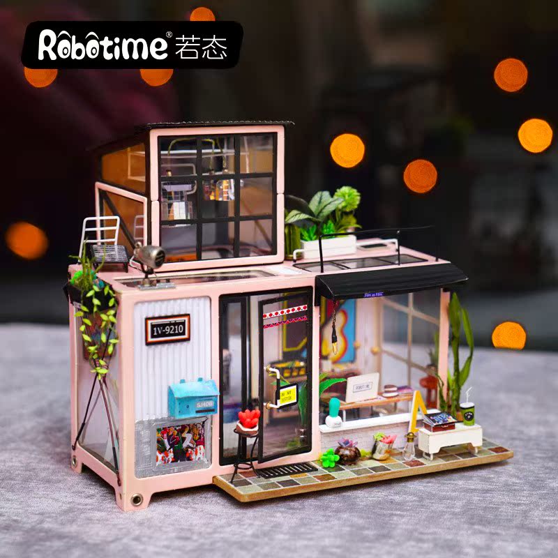 Creative models diy Cabin wooden manual Assemble Architecture Model 3d three-dimensional Jigsaw puzzle Kevin studioin the Toy/Childs/Puzzle/Building block/Model , Beads/Jigsaw/Pair/Disassembly/Beat Toy , Jigsaw/Puzzle category - from Buy2taobao.com to provide professional Taobao agent buy service