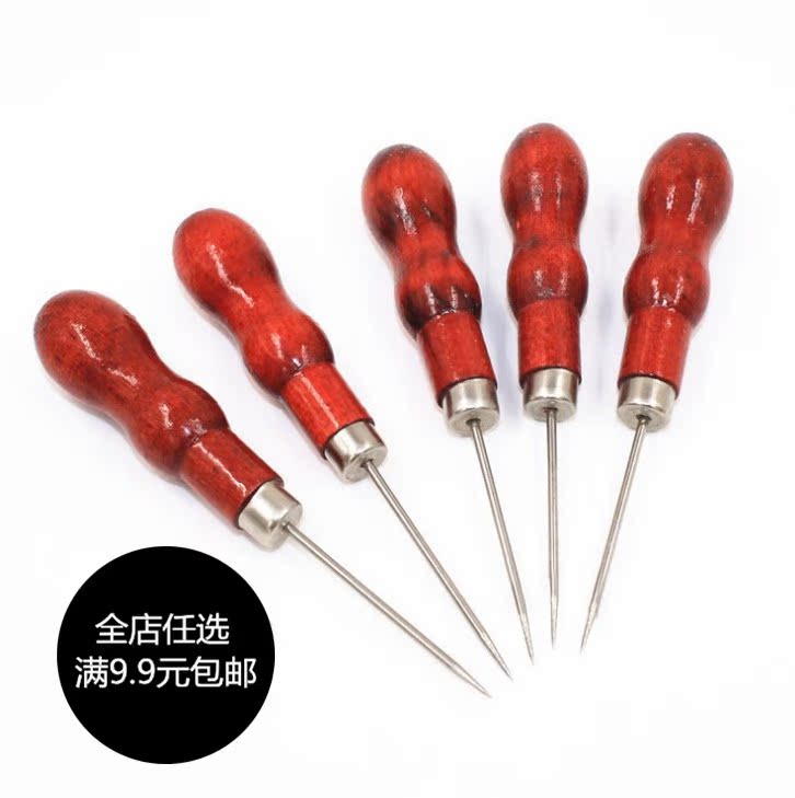 千枚通單葫蘆雙葫蘆千枚通DIY手工錐針 打孔木柄錐子鋼針錐子252#在類目 居家布藝, 縫紉DIY材料、工具及成品, 錐子中 - 來自Buy2taobao.com提供專業的淘寶代購服務