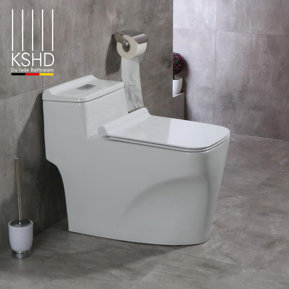 Germany Abdullah square closestool Siphon Conjoined closestool Toilets ceramics Simplicity designin the Decoration main material , Toiletries , Toilet , Common toilet category - from Buy2taobao.com to provide professional Taobao agent buy service