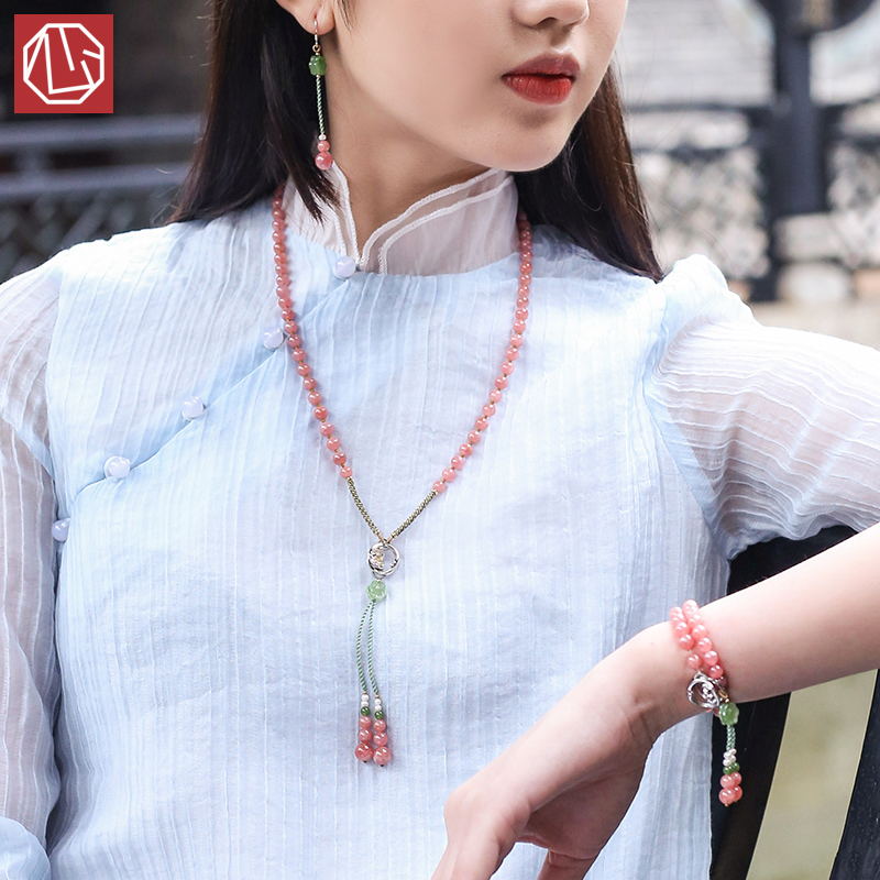 心如莲华天然红纹石碧玉女项链助爱情运水岸莲花配饰机场同款3339在类目 饰品/流行首饰/时尚饰品新, 项链中 - 来自Buy2taobao.com提供专业的淘宝代购服务