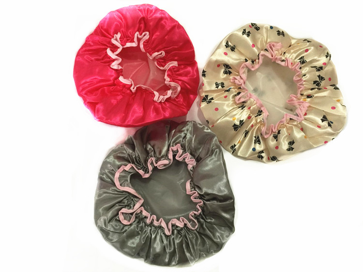 take a shower Bath waterproof Shower cap double-deck Satin EVA Shower cap Hot Oil Hair film Evaporation Hat Cooking Lampblackin the Family/Personal Cleaning Tools , Personal care cleaning appliances , Shower cap category - from Buy2taobao.com to provide professional Taobao agent buy service