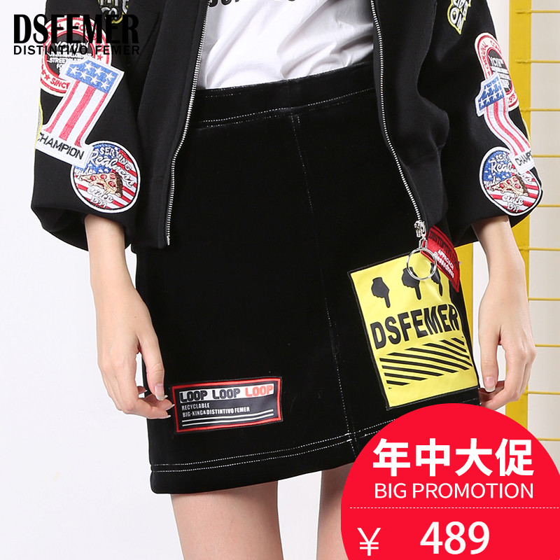 Ortiz spring and autumn printing Self cultivation skirt leisure time Short skirt Wear Ortiz life happinessin the Women's clothing/Boutique , Skirts category - from Buy2taobao.com to provide professional Taobao agent buy service