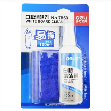 得力7859 白板清洁剂套装 白板护理液清洗剂液清洁巾在类目 电子词典/电纸书/文化用品, 教学演示/展示告示用品, 板擦中 - 来自Buy2taobao.com提供专业的淘宝代购服务