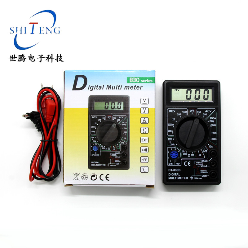 DT830B数字万用表万能表测电压电阻二极管三极管测试仪表笔无电池|ruв категории оборудование/инструменты, приборы, мультиметр - от Buy2taobao.com для оказания профессиональной услуги покупки агента Taobao