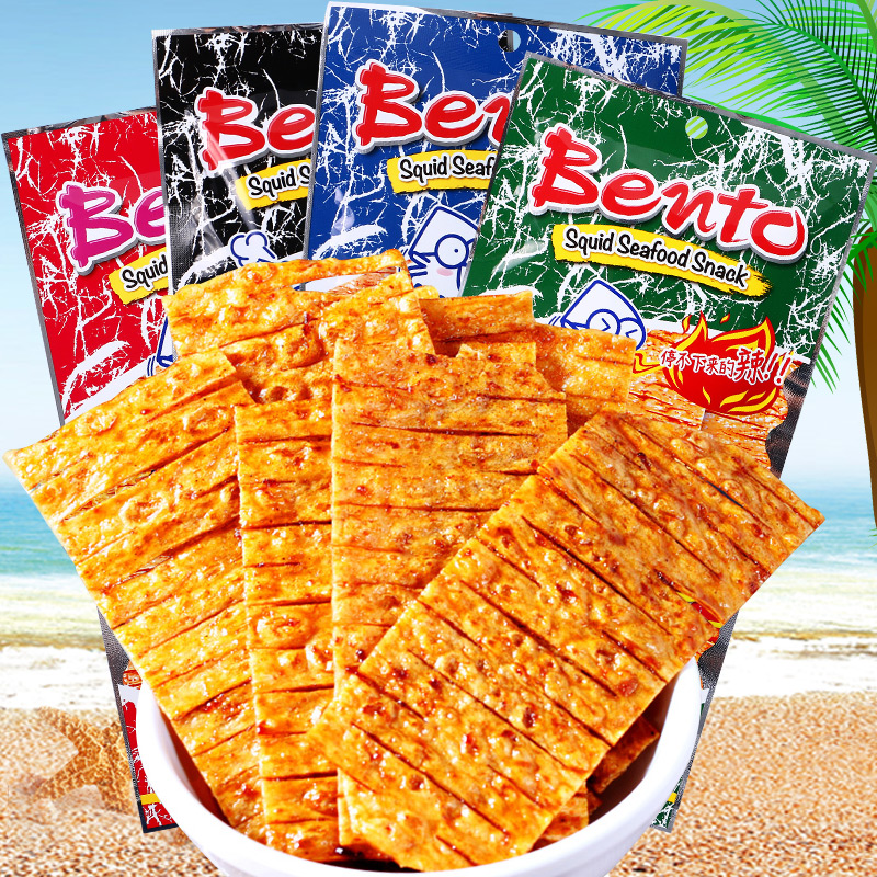 泰國進口拌多樂bento超味甜辣味鱿魚幹鱿魚片20g組合海鮮零食品在類目 零食/堅果/特產, 魷魚絲/魚乾/海味即食, 即食魷魚零食中 - 來自Buy2taobao.com提供專業的淘寶代購服務