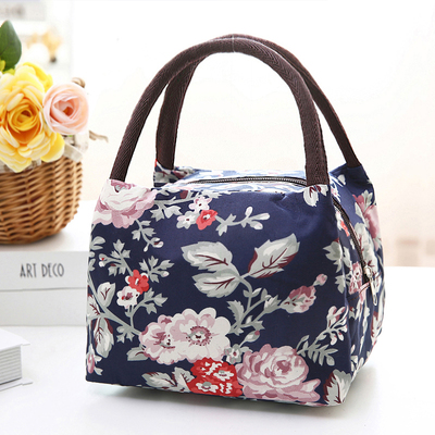 手提包便当包饭盒袋女士小布包手拎包化妆包收纳整理包妈妈买菜包