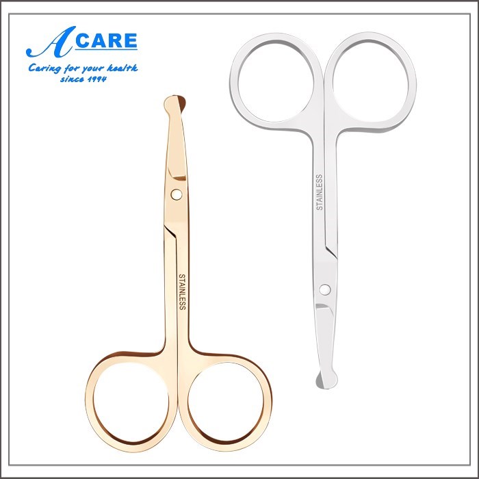 Round scissors Stainless steel lady Nose Trimmer cosmetology Eyebrow double-fold eyelids Meimu Post Manual suitin the Personal Care/Health/Massage equipment , Clean Beauty Tools , Nose hair trimmer category - from Buy2taobao.com to provide professional Taobao agent buy service
