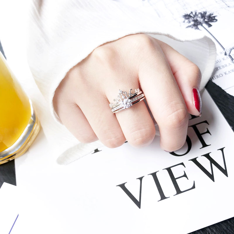 Trill Same item Ring Triple KENNY Ring Net Red Sterling Silver Split Two-in-one Japanesein the Accessories/Fashion Jewelry, Ring/Ring category - from Buy2taobao.com to provide professional Taobao agent buy service