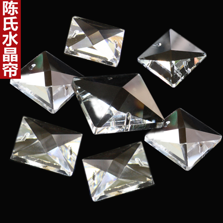K9出口级四方珠 diy珠帘门帘隔断散珠材料酒店工程水晶灯配件吊坠|ruв категории домашний ткань, занавес, занавес и аксессуары, занавес/занавес - от Buy2taobao.com для оказания профессиональной услуги покупки агента Taobao