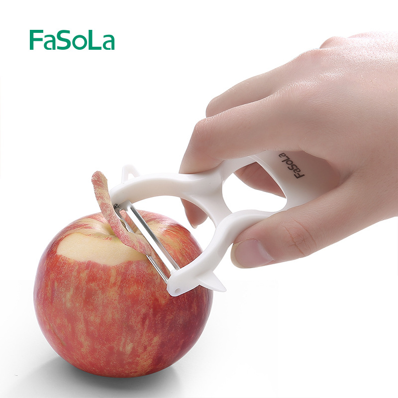 日本fasola瓜水果削皮刀刮皮器刨刀土豆皮刀不鏽鋼蘋果削皮多功能在類目 廚房/烹飪用具, 烹飪用具, 刀具, 水果削皮器中 - 來自Buy2taobao.com提供專業的淘寶代購服務
