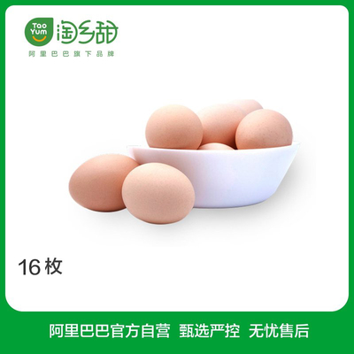 淘乡甜周周新鲜鸡蛋16枚无抗生素鸡蛋破损包赔